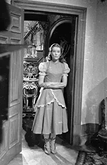 Film Costume Prints: Pink String Actress