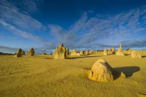Western Australia Prints: The Pinnacles limestone formations, Nambung National Park, Western Australia