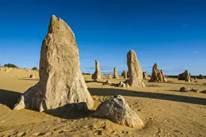 Western Australia Prints: The Pinnacles limestone formations, Nambung National Park, Western Australia