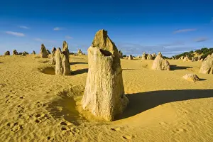 Western Australia Prints: The Pinnacles limestone formations, Nambung National Park, Western Australia