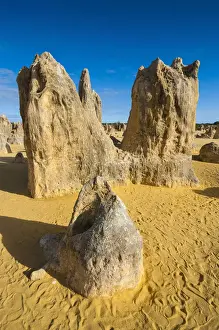 Western Australia Prints: The Pinnacles limestone formations, Nambung National Park, Western Australia