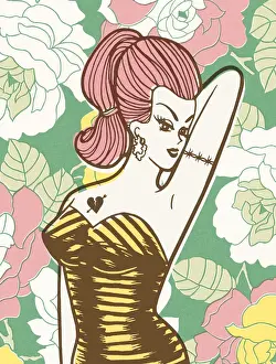 Ilustrat Prints: Pinup girl