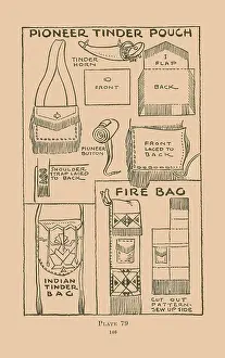 Native American Prints: Pioneer Tinder Pouch