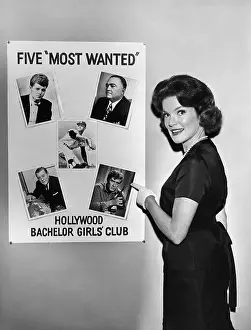 Warren G Prints: Pippa Scott Pointing at Bachelors
