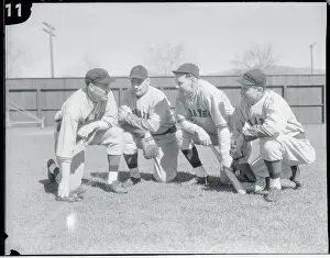San Bernardino Prints: Pirate Teammates Huddles Together on the Field