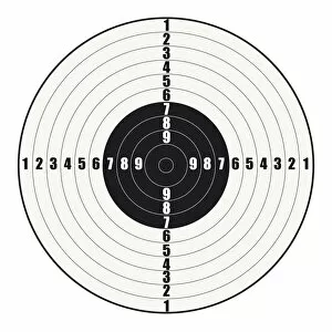 Images Dated 3rd April 2008: Pistol shooting target