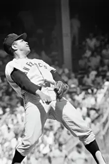 Pitcher Juan Marichal Watching Hit