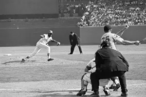 Pitcher Striking Player Out;World Series
