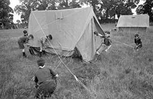 Tent Prints: Pitching In