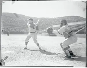 Pittsburgh Pirates Baseball Player Red Lucas Swinging Baseball Bat