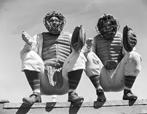 Squatting Prints: Pittsburgh Pirates Catchers in Spring Training