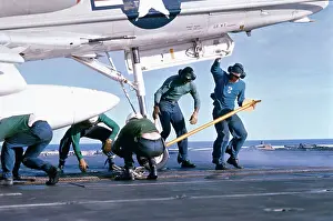 Aerodynamics Prints: Placing Navy Aircraft in Catapult