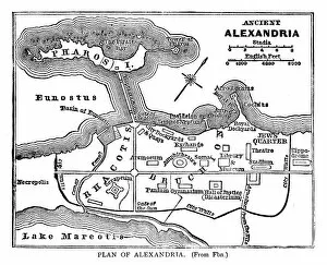 Images Dated 13th November 2014: Plan of Alexandria