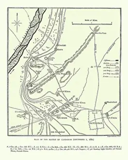 Plan of the Battle of Kandahar, 1880, Second Anglo-Afghan War