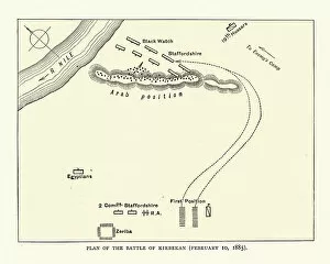 Battle Maps and Plans Gallery: Plan of the Battle of Kirbekan February 10, 1885, Mahdist War