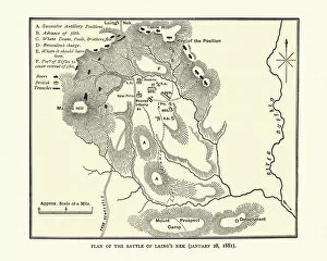 Plan of Battle of Laing's Nek, First Boer War