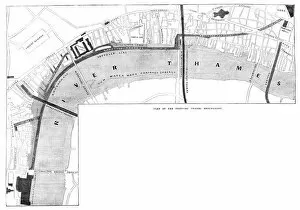 Images Dated 14th November 2013: Plan of the Thames Embankment