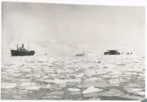 Spitsbergen Prints: Plane Landing in Arctic Waters