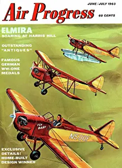 Wwii Prints: Three plane types showing progress of amateur aviation