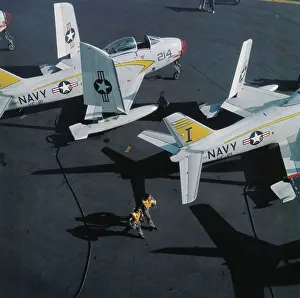 Planes Aboard the USS Forrestal