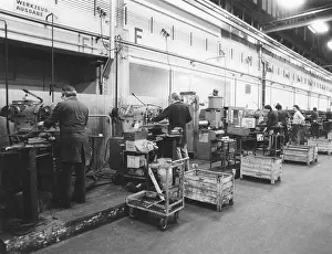 Factories Prints: Plant of Steyr Daimler Puch in Upper Austria