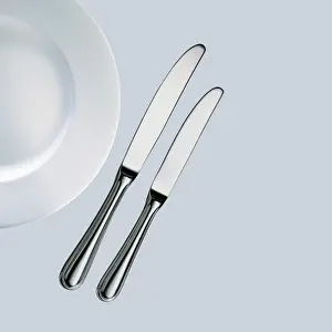 Studio Prints: Plate with two knives beside it