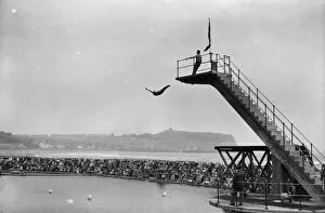 Scarborough on the Yorkshire Coast Collection: Platform Diving