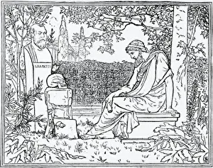 Plato Prints: Plato Meditating on Immortality