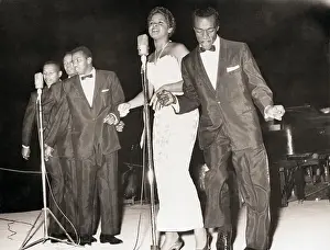 Singer Prints: The Platters Singing with Zola Taylor