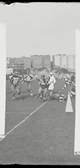 Player Being Tackled from Behind