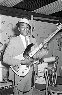 Marvin Gaye Prints: Playing The Bass At Freedomland