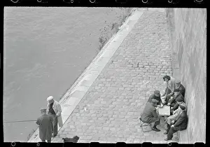 Playing Card Along the Seine
