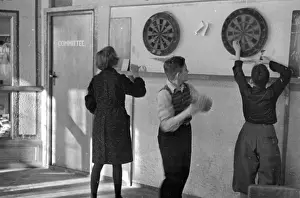 Darts Prints: Playing Darts
