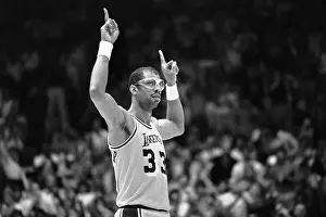 Inglewood Prints: Playoff Lead Scorer Kareem Abdul-Jabbar