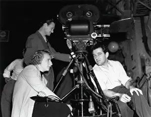 Playwright Lillian Hellman with Director William Wyler