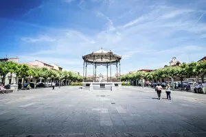 Images Dated 8th July 2014: Plaza de Cervantes de Alcala. Unesco WHS