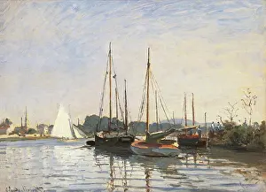 Profane Art Prints: Pleasure boats at Argenteuil, by Claude Monet