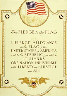 Oath Prints: The US Pledge of Allegiance