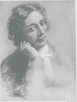 Poet John P. Keats in Pensive Pose