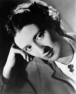 Head In Hands Prints: Poet May Sarton