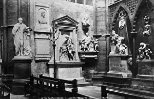 Cemetery Prints: Poet's Corner in Westminster Abbey