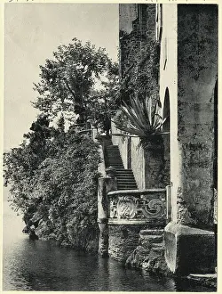 Stairway Prints: Point Balbianello In Lake Como