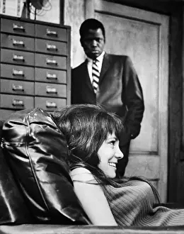 Poitier And Quentin Dean In Movie Scene