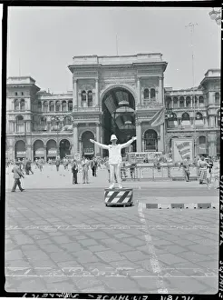 Milan Prints: Police With Arms Upheld in Square
