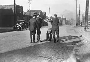 Police Arrest a Steel Worker on Strike