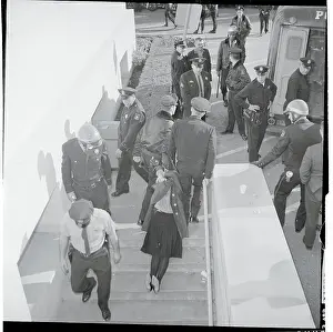 Police Arresting Student at Demonstration
