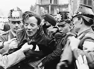Oppression Prints: Police Assist Gun Shot Victim During Riot in Berlin