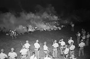 Police Attack Demonstrators With Tear Gas