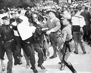 Peekskill Prints: Police Attacking African American Man
