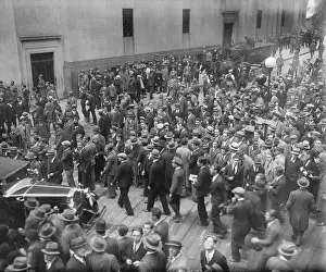 Crash Prints: Police Attempt To Disperse Wall St.Crowd